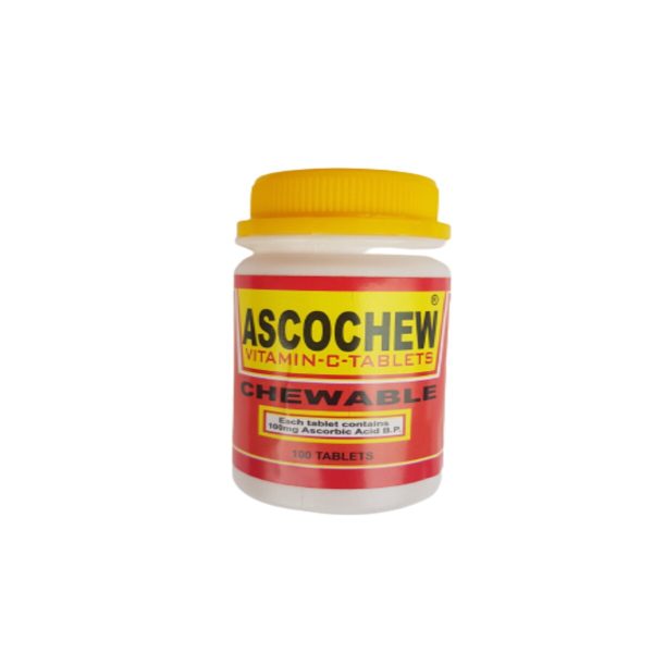 ASCOCHEW VIT C TABS x100