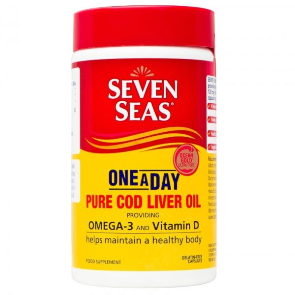 SEVEN SEAS COD LIVER OIL CAPS x60