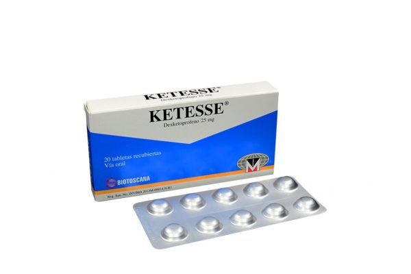 KETESSE 25MG TABS x20