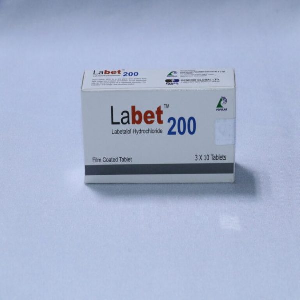 LABETALOL HCL 200MG TABS X30