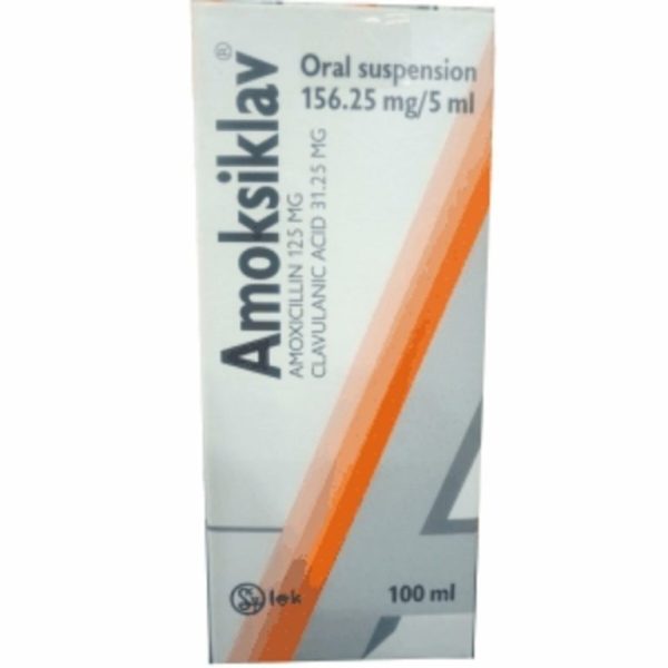 AMOKSICLAV 156.25MG SUSP