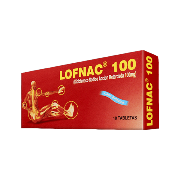 LOFNAC 100MG TABS x10