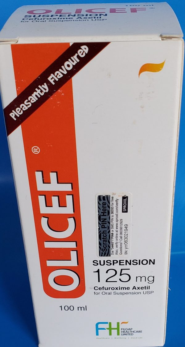 OLICEF 125MG SUSPENSION 100ML