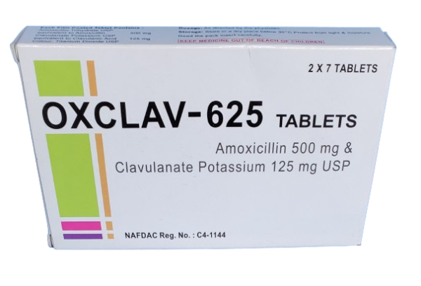 OXCLAV 625MG TABS x14