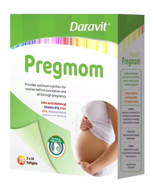 DARAVIT PREGMOM CAPS x30