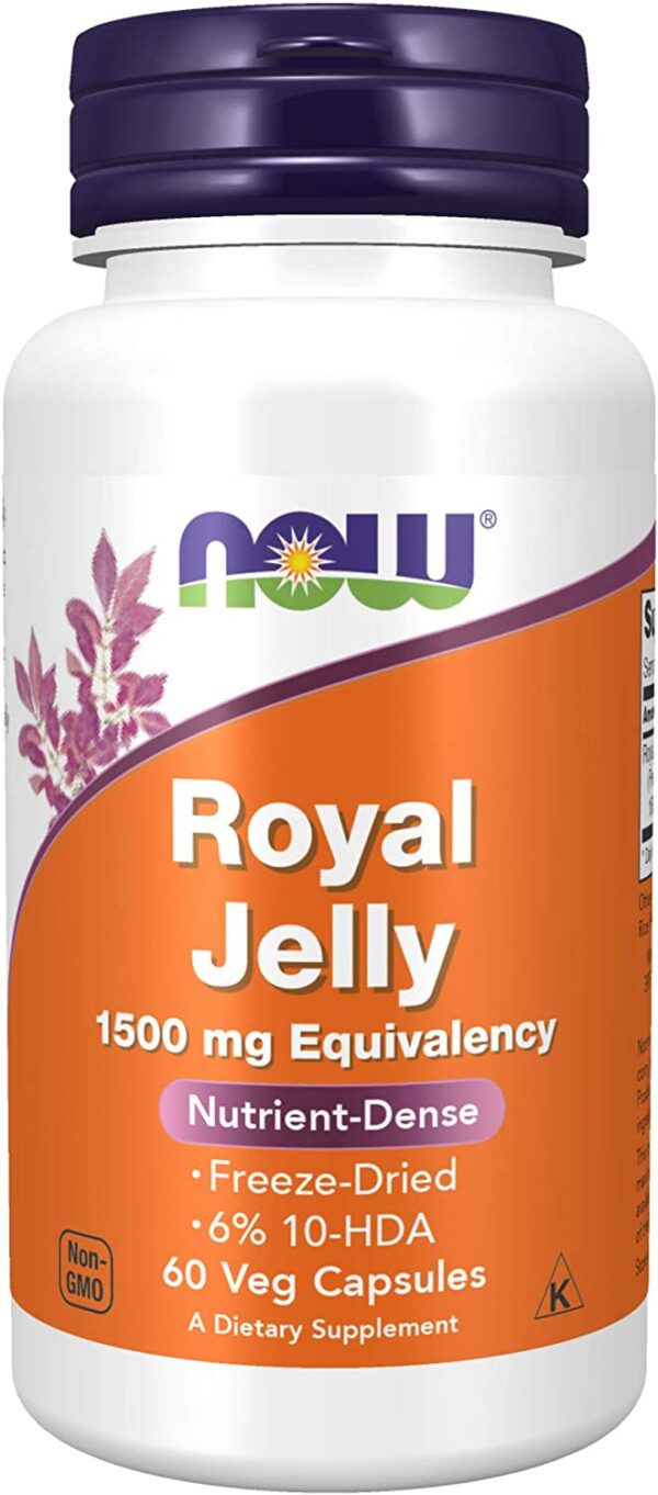 NOW ROYAL JELLY 1500MG CAPS x60