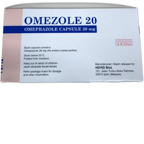 OMEZOLE 20MG TABS x28