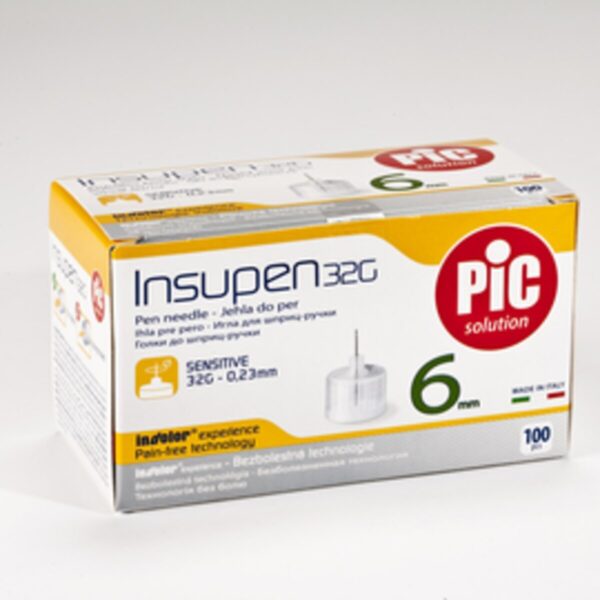 PIC INSUPEN 31G 6MM x100